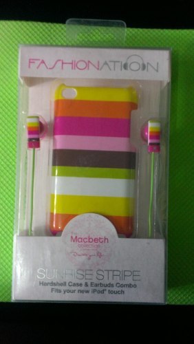 Forro Case Con Audífonos Para Ipod Touch