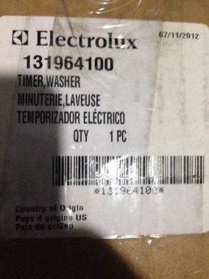 Timer Reloj Lavadora Frigidaire Electrolux 