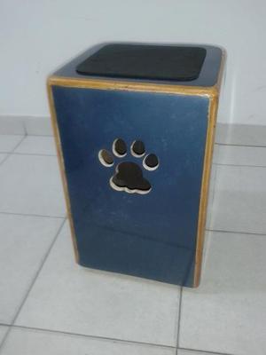 Cajon Flamenco Caja Flamnca Profesional (azul)