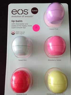 Eos Brillos Labiales Originales Paquetes De 5 Brillos