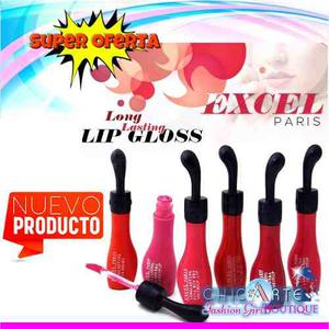 Labiales Excel Paris 4d Mate Larga Duracion 24h Lipgloss