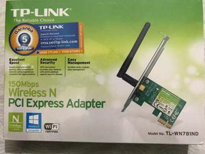 Tarjeta Pci Express Inalámbrica Tp-link Tl-wn781nd