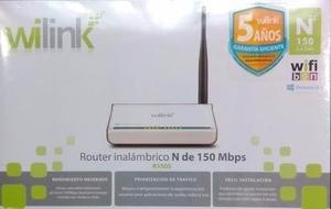 Router Inalambrico De 150mbps Wilink Modelo R150s. Poco Uso