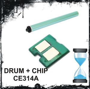 Cilindro + Chip Hp 126a Cp  Pro 100 M Drum Ce314a