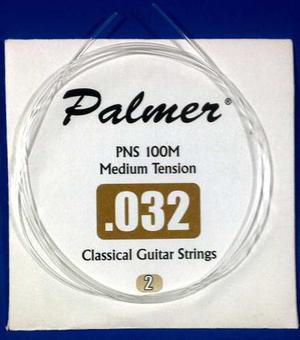 Cuerda 2da Palmer Nylon Para Guitarra Clásica Tension Media