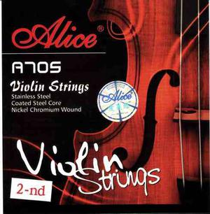 Cuerda 2da (la) Para Violin Alice A705 Nueva (individuales)