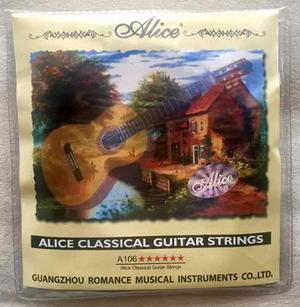 Cuerdas Alice Para Guitarra Clásica (nylon)