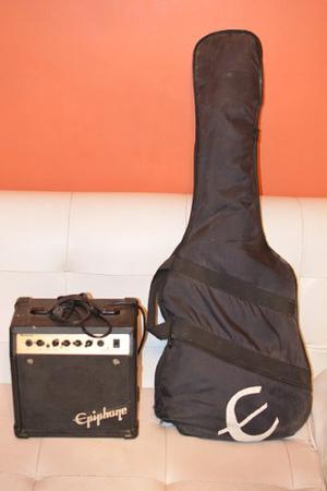 Guitarra Epiphone Hecha En Usa Con Amplificador.