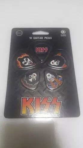 Pajuelas O Uñas De Guitarra Edicion Kiss 10 Pick