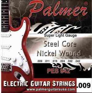 Set De Cuerdas Palmer Para Guitarra Electrica 09