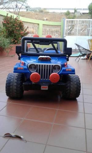 Carro Jeep De Bateria Marca Fisher Price