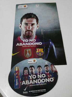 Coleccionable Messi,puyol,xavi,piqué E Iniesta