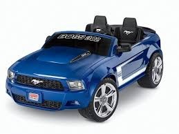 Fisher Price Carro Mustang Power Weels Azul