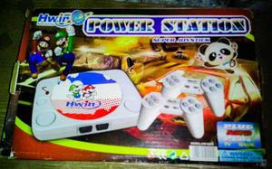 Nintendo Power Station Hwin Con Cinta Y 3 Controles