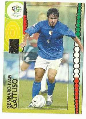 Tarjeta Gennaro Ivan Gattuso Trading Cards Alemania 