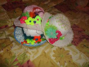 Bellos Sombreros Playeros Para Bebes Y Niñas