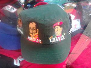 Gorra Cubana De Simon Bolivar, Evo Morales, Hugo Chavez,