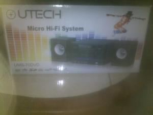 Microcomponente Utech Hi-fi Modelo Ums-70dvd