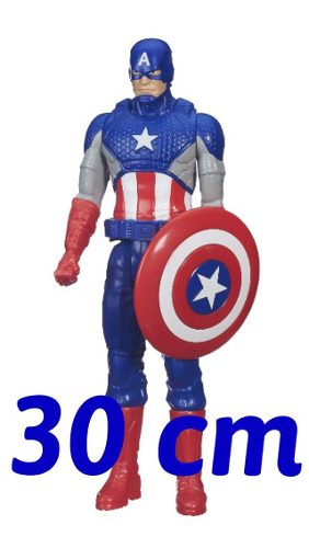 Capitan America Moderno H=30cm Hasbro, Original, Importado