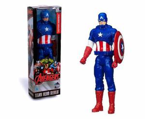 Capitán América Con Escudo Original Hasbro Importado