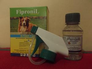 Fipronil 90 Ml. Spray, Garrapatas, Pulgas Y Piojos En Perros