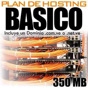 Hosting Y Dominios - Plan De Hosting Basico + Dominio.com.ve