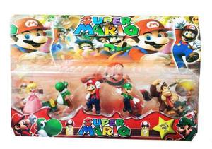 Muñeco Set Figuras Mario Bros 5 Personajes Juguetes Niño