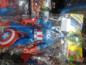 Muñecos Superheroes Capitan America,spiderman, Hulk