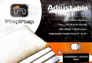 Almohada Adjustable De Memory Foam Marca Napnap