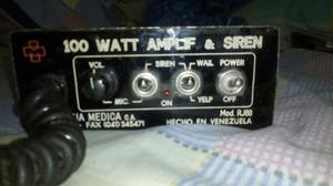 Amplificador Y Sirena De 100watts