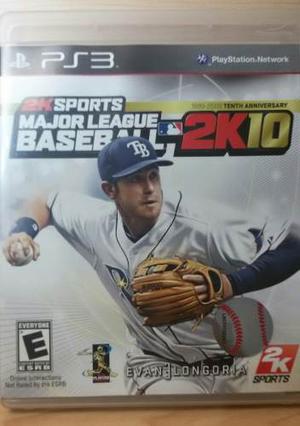 Juego Ps3 Mlb 2k 10 Playstation Nuevo Original