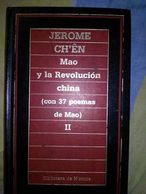 Libro Mao Y.la Revolucion China De Jerome Ch'en Tapa Dura