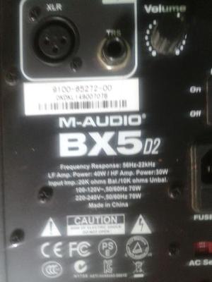 Monitor Estudio Maudio 40w Bx5 D2 Corneta Amplificada