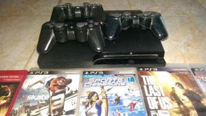 Playstation 3 De 160 Gb Consola+juegos+ Controles