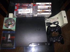 Playstation 3 Slim Vendo O Cambio Por Moto Automatica