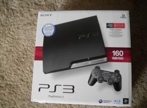 Ps3 Slim 160gb - Control - 3d - Impecable - 2 Juegos