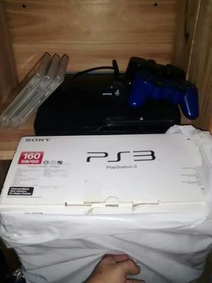 Ps3 Slim 16gb. Juegos Físicos Y Digitales, Caja.