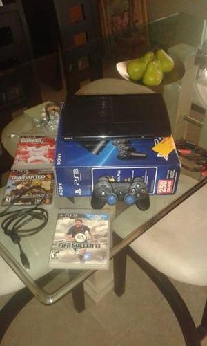 Vendo Ps3 Super Slim De 250gb Como Nuevo.