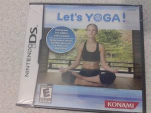 Juego De Nintendo Ds Let´s Yoga Sellado