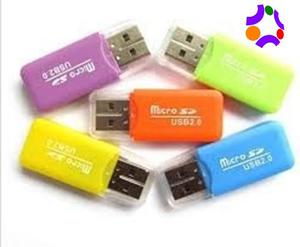 Lector De Tarjetas Sd 2.0 (pendrive), Somos Tienda Fisica!!