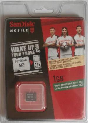 Memoria Sandisk 1gb Memory Stick Micro M2 Sony Ericsson