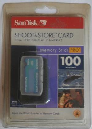 Memoria Stick Pro Duo 100 Fotos Nuevo Sandisk