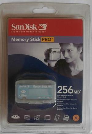 Memoria Stick Pro Duo 256 Mb Nuevo Sandisk