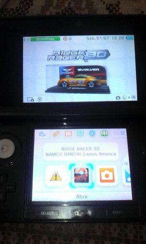 Nintendo 3ds Con Cargador Y 3 Juegos