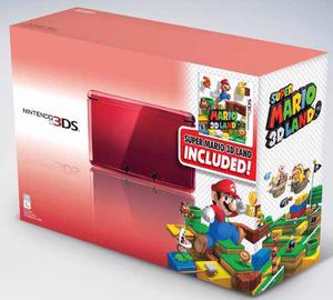 Nintendo 3ds Rojo Nuevo En Caja Con 4 Juegos Tienda Fisica
