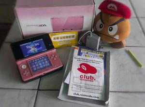 Nintendo 3ds Rosado + Sd 16 Gb + Chip