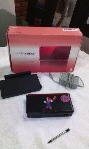 Nintendo Ds 3d Usado Doble Camara, Wi Fi Y Color Rojo