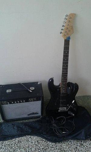 Oferta Combo De Guitarra, Amplificador Y Accesorios !