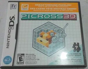 Picross Y Picros 3d Para Nintendo Ds