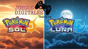 Pokemon Moon Sun 3ds Juego Digital Y Mas Juegos Ds Dsi Dsxl